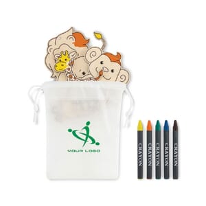 Set da colorare in legno THEZOO