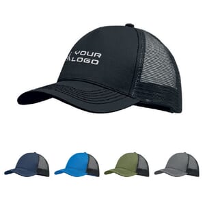 Cappellino 5 pannelli con rete BLIST