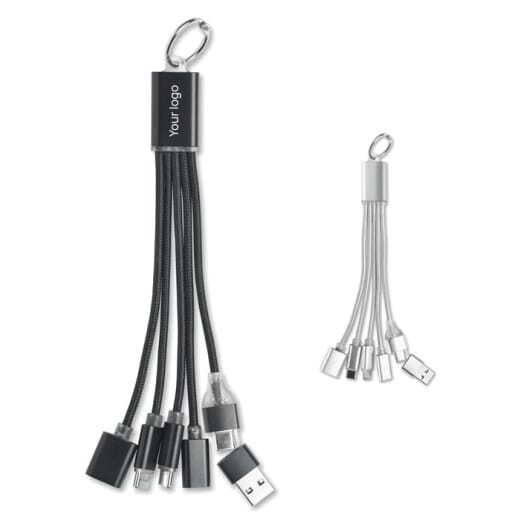 Portachiavi con cavo 5 in 1 HUBLUE