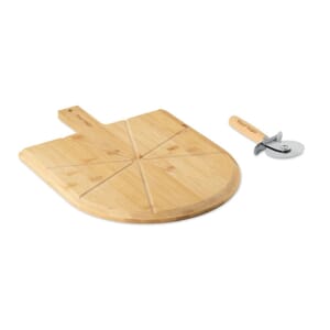 Tagliere e tagliapizza in bambù NAPOLITANA