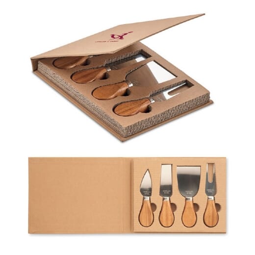 Set 4 coltelli formaggio QUATTRO