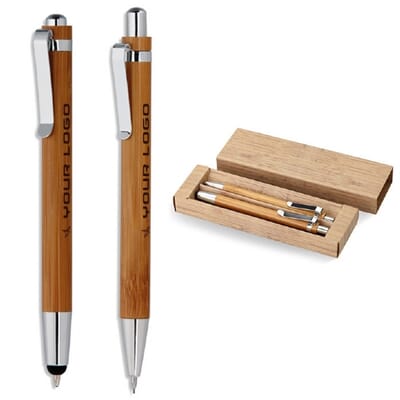 Set penna e matita in bambu  BAMBOOSET
