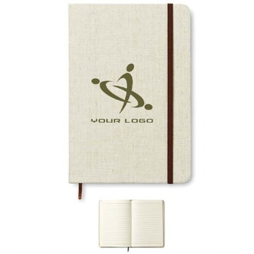 Notebook con cover in canvas CANVAS