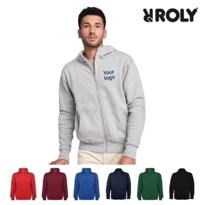 Felpa unisex con cappuccio e zip intera MONTBLANC