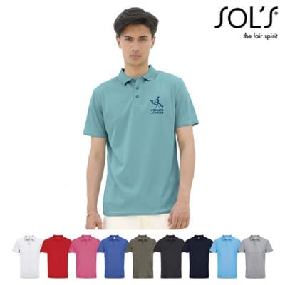 Polo sportiva unisex PITCHER