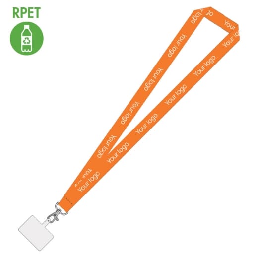 SUBYARD MOBILE RPET Lanyard personalizzato porta cellulare