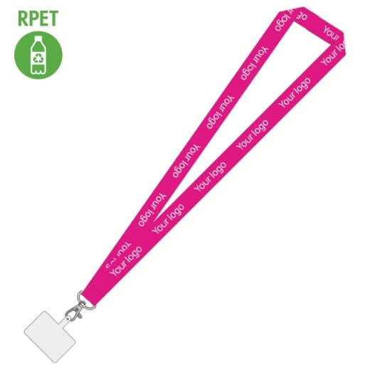SUBYARD MOBILE RPET Lanyard personalizzato porta cellulare