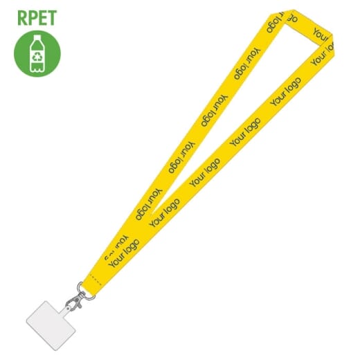 SUBYARD MOBILE RPET Lanyard personalizzato porta cellulare
