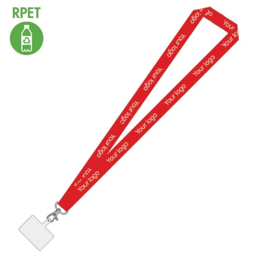 SUBYARD MOBILE RPET Lanyard personalizzato porta cellulare