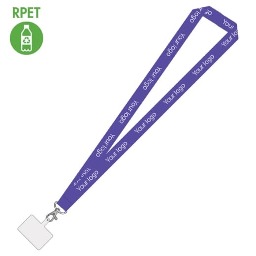 SUBYARD MOBILE RPET Lanyard personalizzato porta cellulare