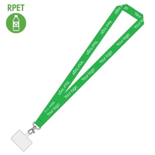 SUBYARD MOBILE RPET Lanyard personalizzato porta cellulare
