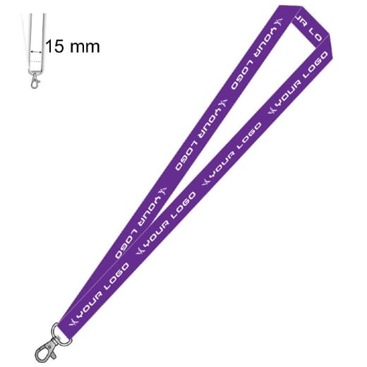 SUBYARD 15 A lanyard personalizzato 15mm