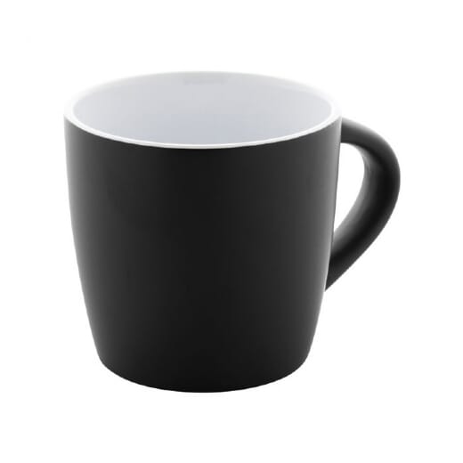 Tazza in ceramica personalizzabile MATARA NERA