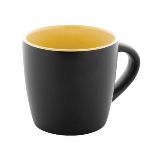 Tazza in ceramica personalizzabile MATARA NERA