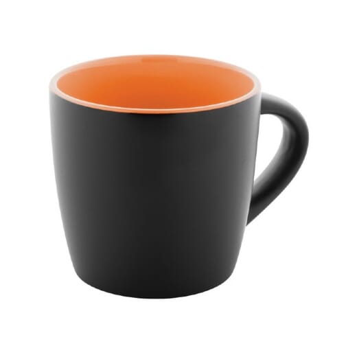 Tazza in ceramica personalizzabile MATARA NERA