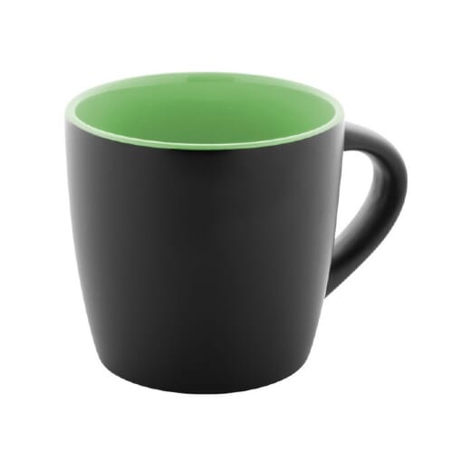 Tazza in ceramica personalizzabile MATARA NERA