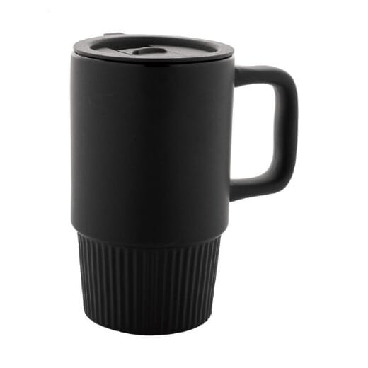 Mug in ceramica con coperchio FEYJA - 420 ml