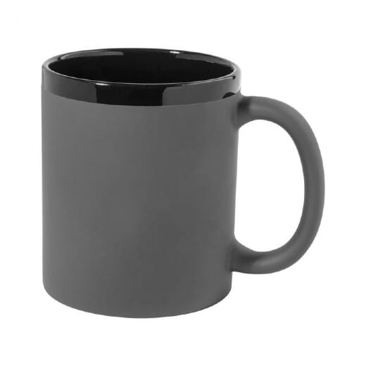 Tazza mug con finitura gommata KOVARY - 300 ml