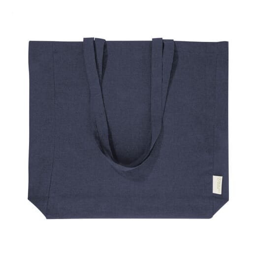 Shopper con soffietto in cotone riciclato GUSPEX HUE