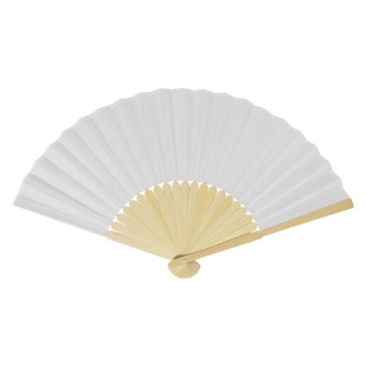 Ventaglio in poliestere RPET con stecche in bambù REPPER