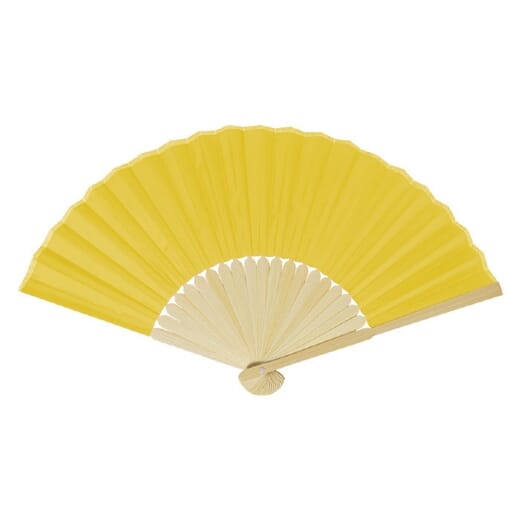 Ventaglio in poliestere RPET con stecche in bambù REPPER