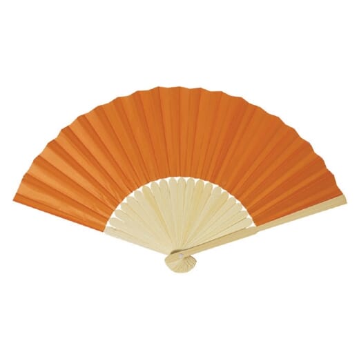 Ventaglio in poliestere RPET con stecche in bambù REPPER