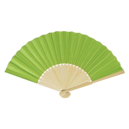 Ventaglio in poliestere RPET con stecche in bambù REPPER