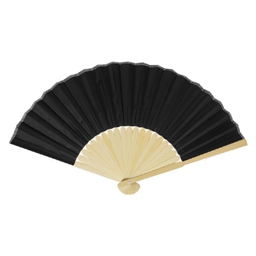 Ventaglio in poliestere RPET con stecche in bambù REPPER