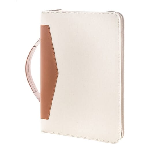 Portadocumenti in canvas riciclato CARBASA ZIP
