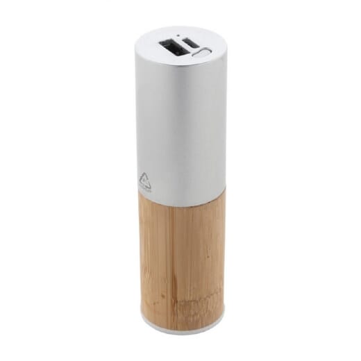 Power bank in alluminio riciclato RALUBO TUBE