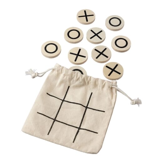 Sacchetto di cotone con gioco del TRIS