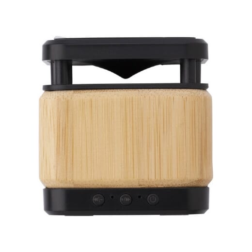 Speaker e caricabatterie wireless in bamboo e ABS NOVA