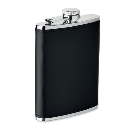 Fiaschetta con rivestimento in pelle SLIMMY - 200 ml