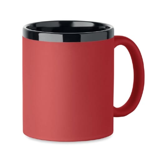 Tazza con rivestimento soft touch RUBY - 300 ml