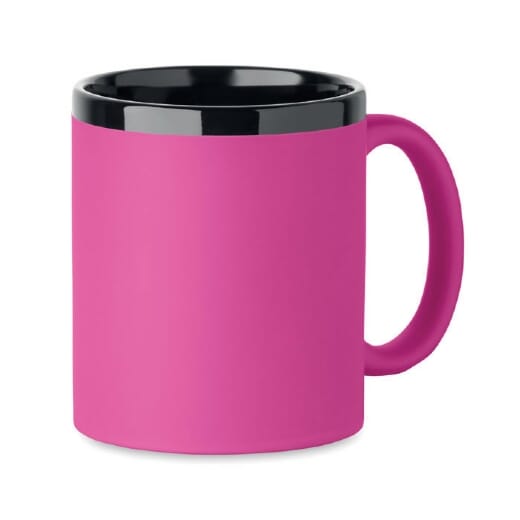 Tazza con rivestimento soft touch RUBY - 300 ml
