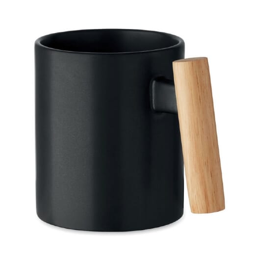 Tazza con manico in legno CRENATE - 320 ml