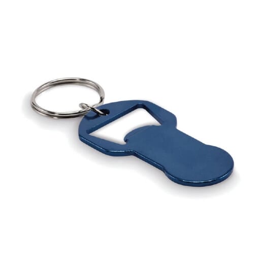 Portachiavi apribottiglie con gettone spesa CLAVE