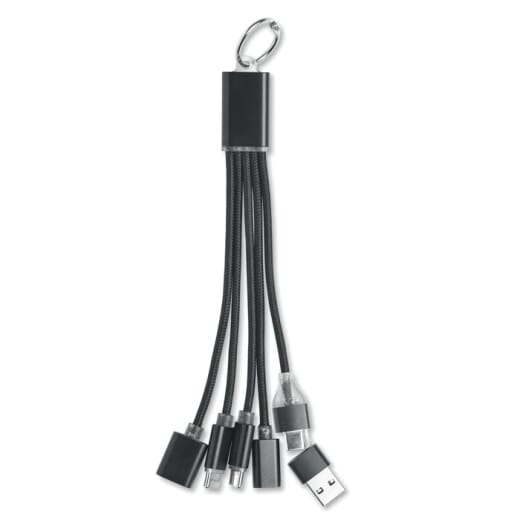 Portachiavi con cavo 5 in 1 HUBLUE