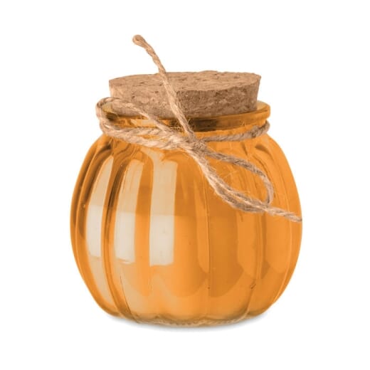 Candela alla vaniglia personalizzabile PUMKIN