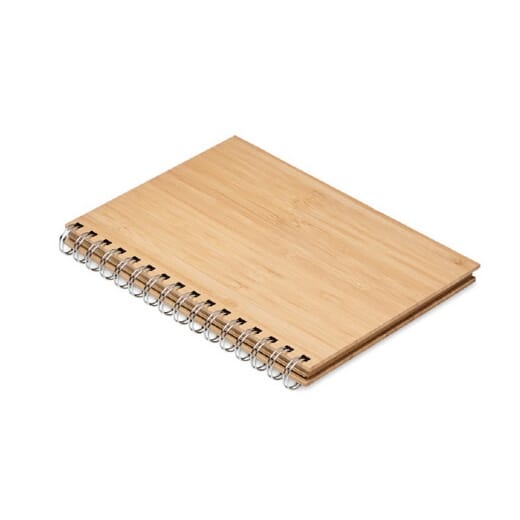 Notebook A5 in bamboo BRAM