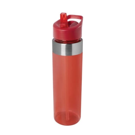 Borraccia trasparente con cannuccia DYLAN TRITAN 650 ml
