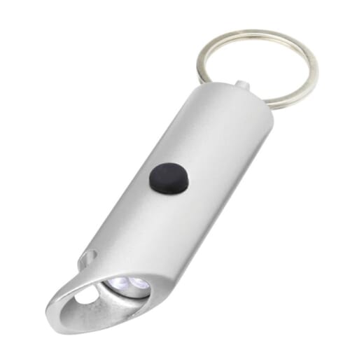 Portachiavi con torcia a LED e apribottiglie FLARE