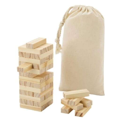 Gioco con torre impilabile in legno JUMBLE