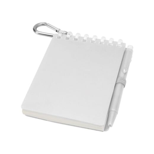 Blocco note con penna e moschettone LIG MIN