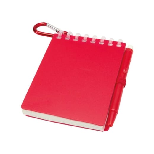 Blocco note con penna e moschettone LIG MIN