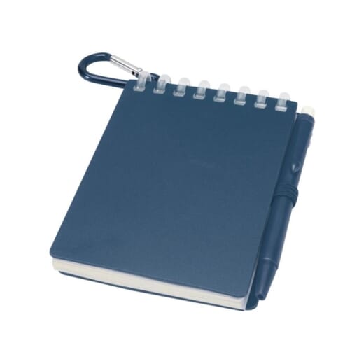 Blocco note con penna e moschettone LIG MIN
