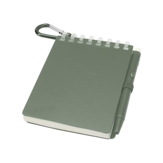 Blocco note con penna e moschettone LIG MIN
