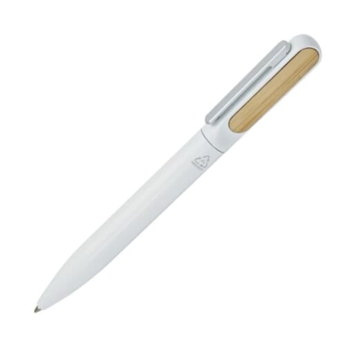 Penna con dettaglio in bambù BLANCA BLACK