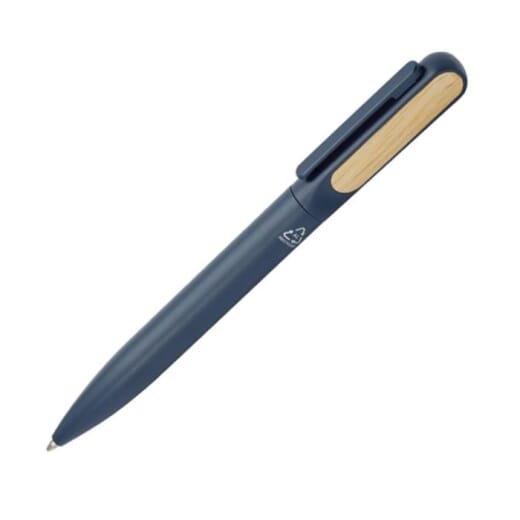 Penna con dettaglio in bambù BLANCA BLACK