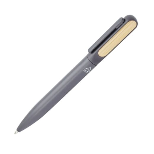 Penna in alluminio con dettagli in bambù BLANCA